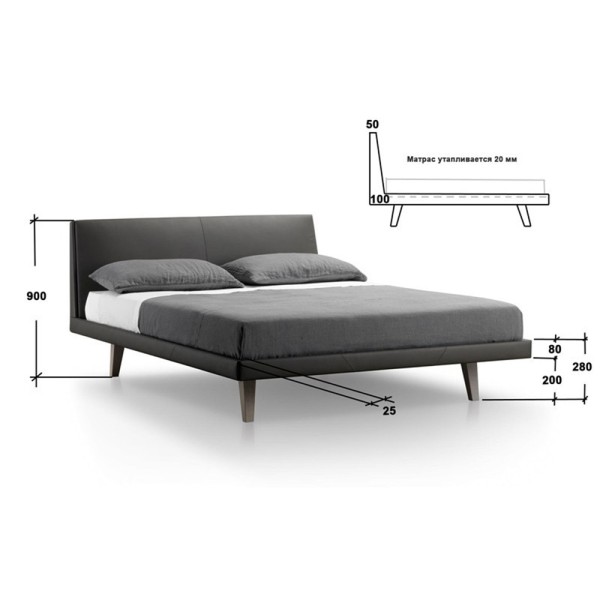 Ліжко Фора - Сучасне ліжко для вашої спальні