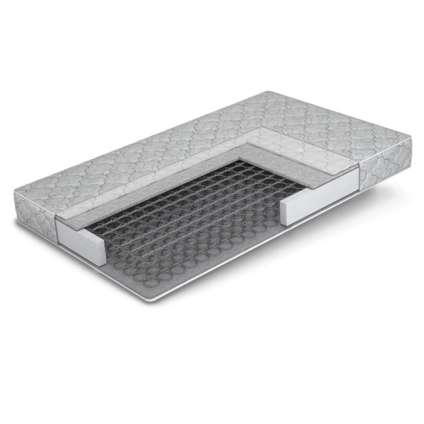 Матрац Бум-1 - жорсткий пружинний матрац з посиленням Євробортом