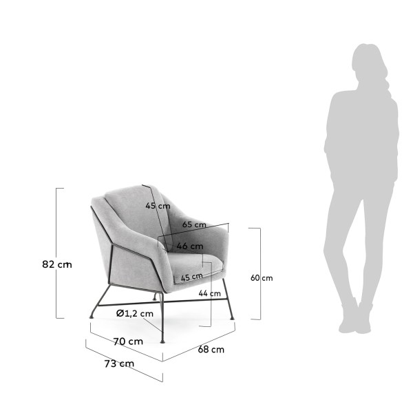 Крісло Brida – стильний комфорт для вашого дому