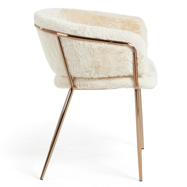 Стілець Konnie (еко-хутро) – сучасний дизайн та комфорт