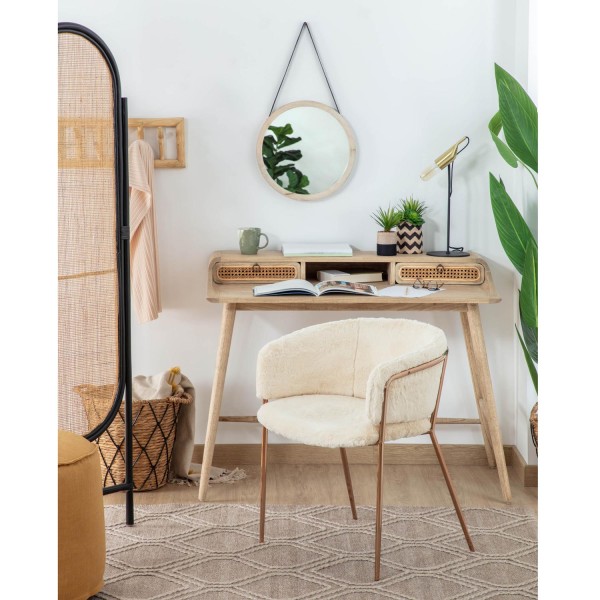 Стілець Konnie (еко-хутро) – сучасний дизайн та комфорт