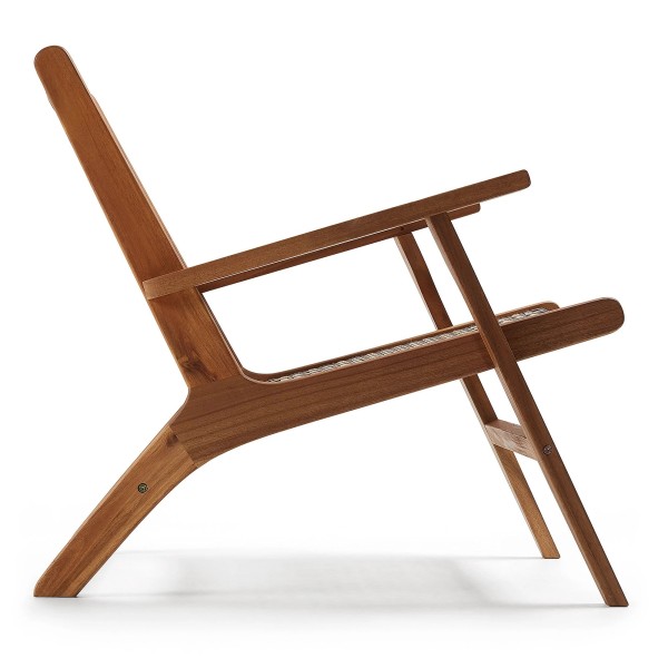 Крісло Grignoon – стильне садове крісло з дерева та ротангу