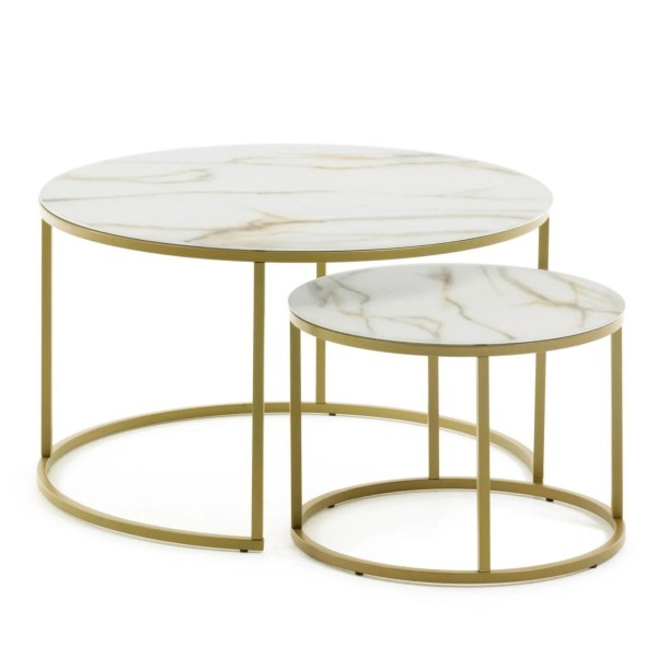 Набір кавових столів Leonor — стиль та комфорт для вашої вітальні