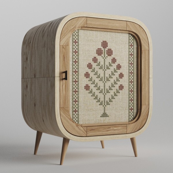 Приліжкова тумба Pleteno W101 – Меблі для вашої спальні