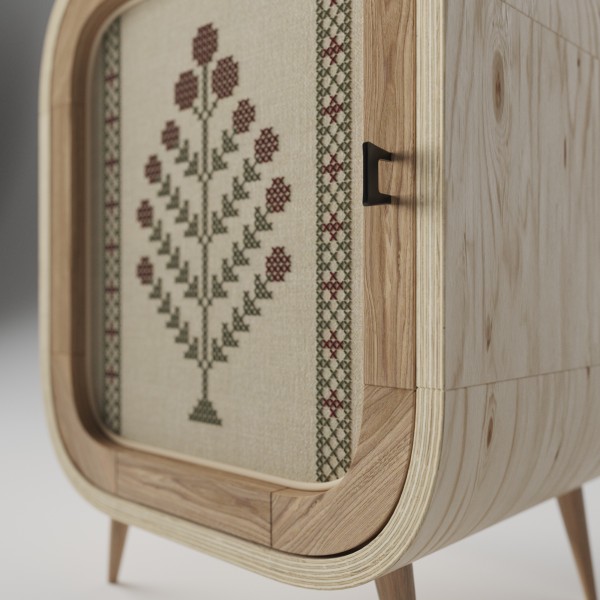 Приліжкова тумба Pleteno W101 – Меблі для вашої спальні