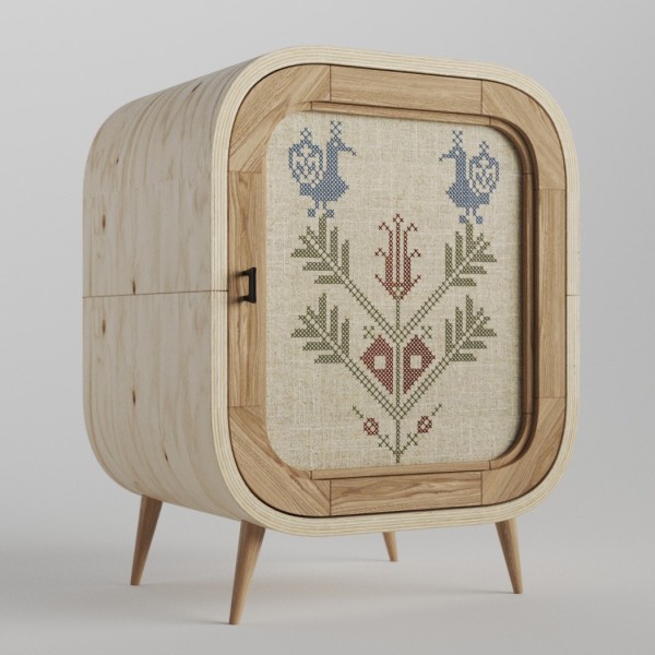 Приліжкова тумба Pleteno W102 – стильна та функціональна