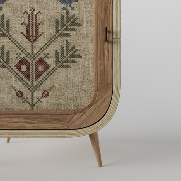 Приліжкова тумба Pleteno W102 – стильна та функціональна