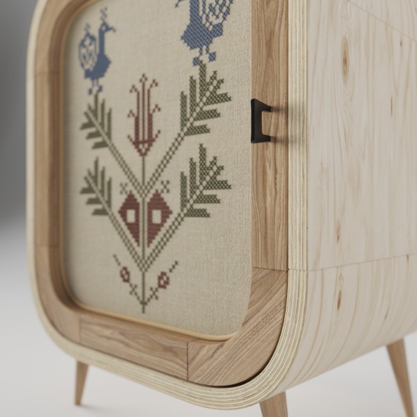 Приліжкова тумба Pleteno W102 – стильна та функціональна