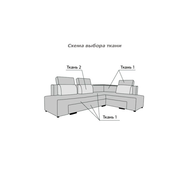 Кутовий розкладний диван Bridge