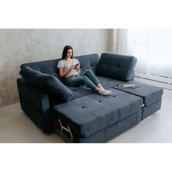 Прямий розкладний диван Колібрі