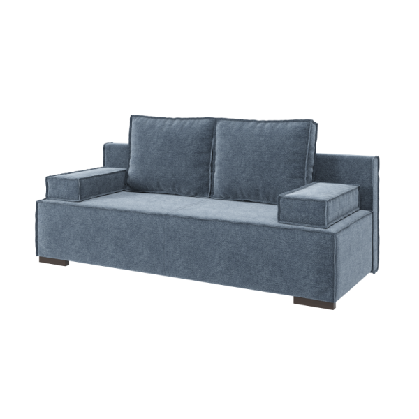 Прямий розкладний диван Лаккі з механізмом Єврокнижка