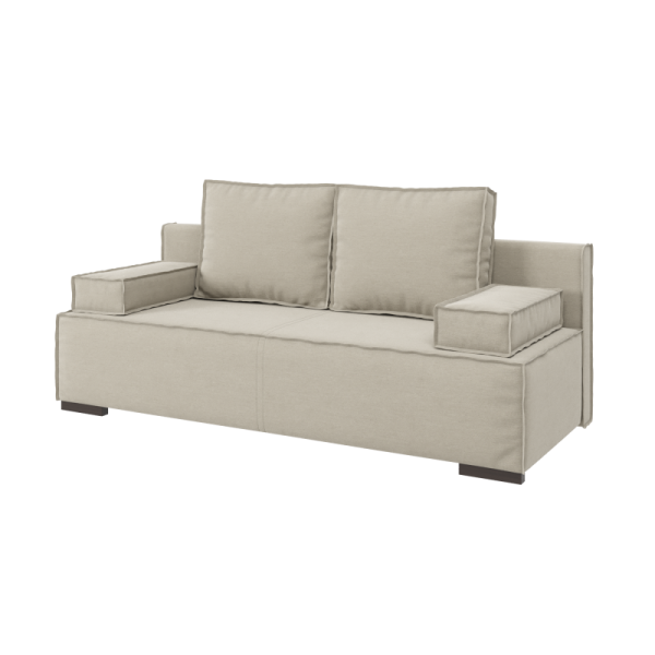 Прямий розкладний диван Лаккі з механізмом Єврокнижка