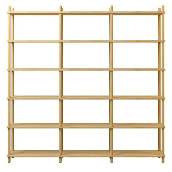 Полиця Dao 3-6 з дерева дуб — стильний стелаж для дому та офісу