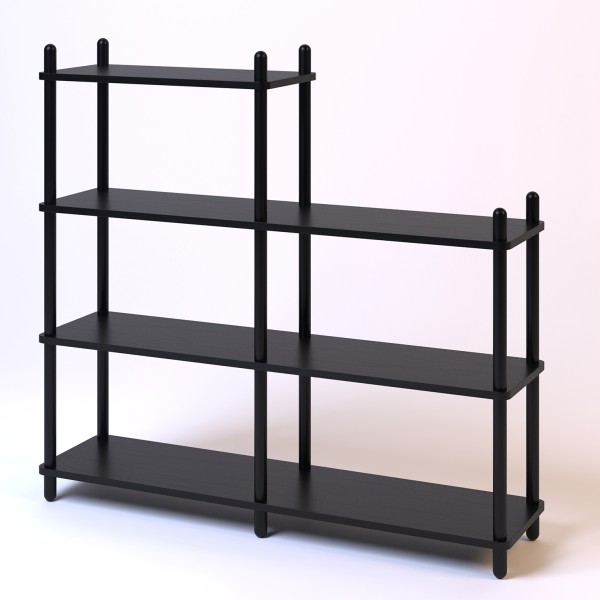 Полиця Dao 6 — стильна та функціональна полиця з дуба