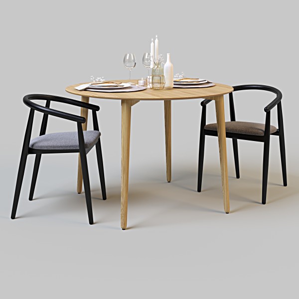 Стіл Dan натуральний дуб для кухні та кафе