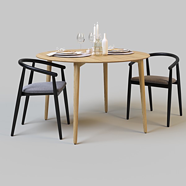 Стіл Dan натуральний дуб для кухні та кафе