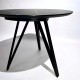Круглий стіл HPL Arrows (Камінь П'єтра Гріджія чорний)