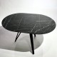 Круглий стіл HPL Arrows (Камінь П'єтра Гріджія чорний)