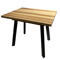 Обідній розкладний стіл із натурального дерева Ясен