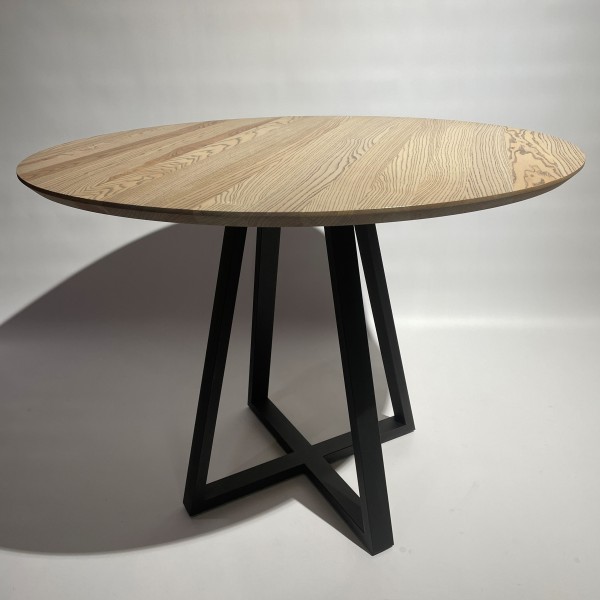 Обідній стіл Standart 2 – круглий лофт стіл для кухні