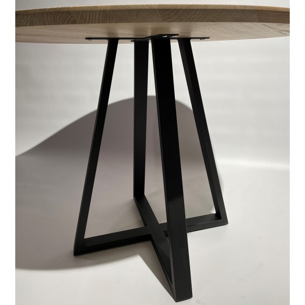 Обідній стіл Standart 2 – круглий лофт стіл для кухні