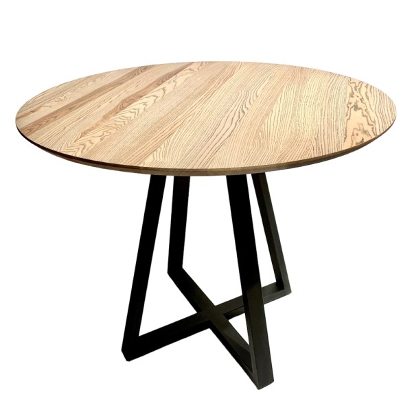 Обідній стіл Standart 2 – круглий лофт стіл для кухні