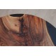 Журнальний стіл з натурального дерева Горіх та епоксидної смоли