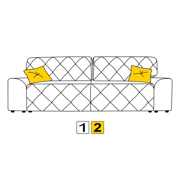 Прямий розкладний диван Astra