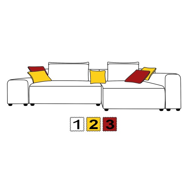 Кутовий розкладний диван Raft 3XL — зручність та елегантність для вашого дому