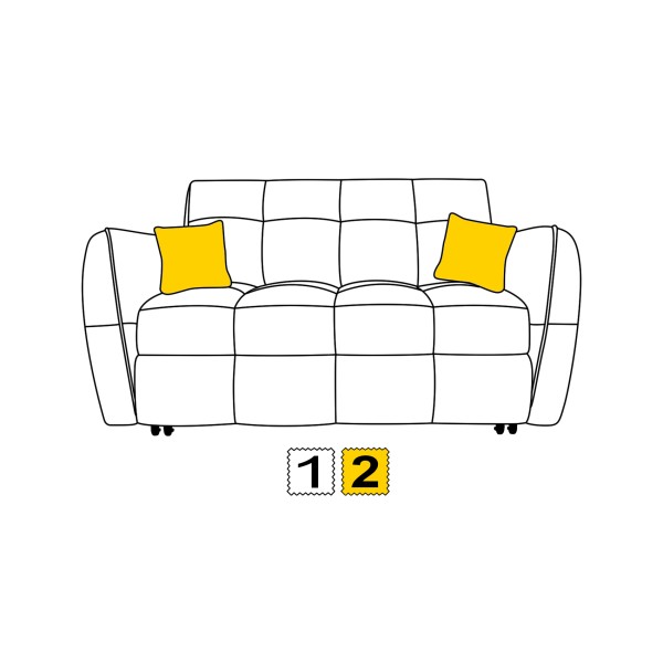 Прямий розкладний диван Austin 2