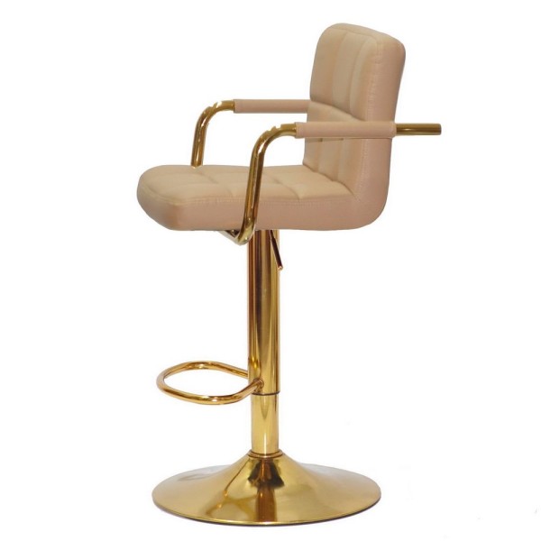 Барний стілець Tetris arm gold: стиль і комфорт для вашої кухні