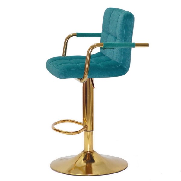 Барний стілець Tetris arm gold: стиль і комфорт для вашої кухні