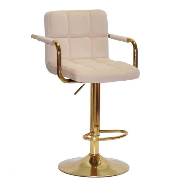 Барний стілець Tetris arm gold: стиль і комфорт для вашої кухні