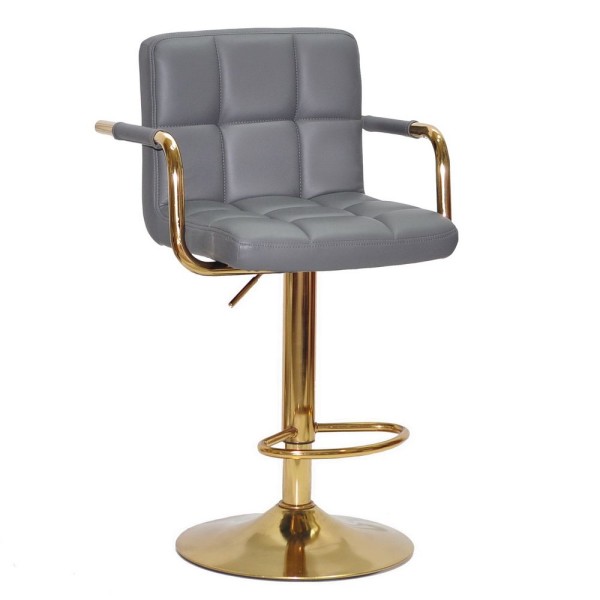 Барний стілець Tetris arm gold: стиль і комфорт для вашої кухні