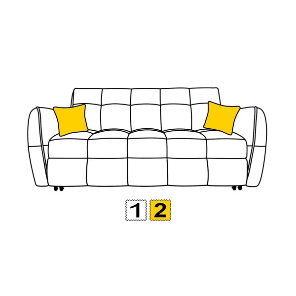 Прямий розкладний диван Austin 3 – зручність та стиль для вашої оселі