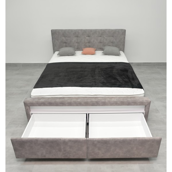 Ліжко м'яке L004 – Сучасний дизайн та зручність для вашої спальні