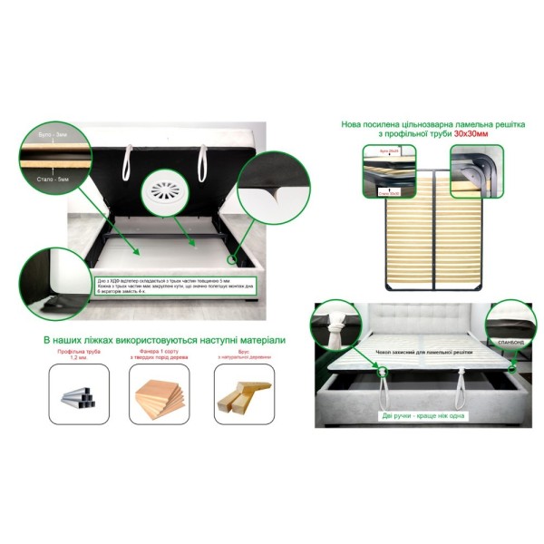 Ліжко м'яке L020 – стиль і комфорт для вашої спальні