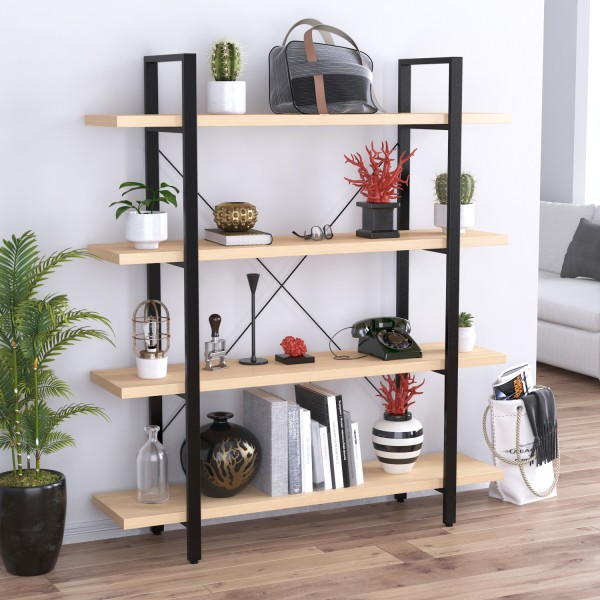 Стелаж Сингл 4-1350 — стильний стелаж для дому та офісу