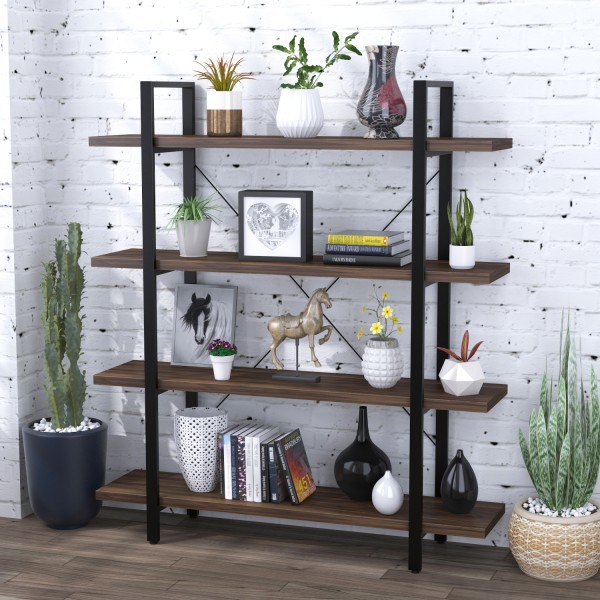 Стелаж Сингл 4-1350 — стильний стелаж для дому та офісу