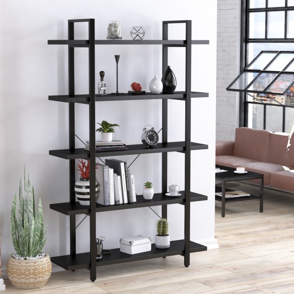 Стелаж Сингл 5-1200 у стилі лофт