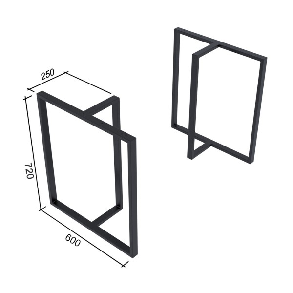 Опора Тетра для кухонних та конференц столів