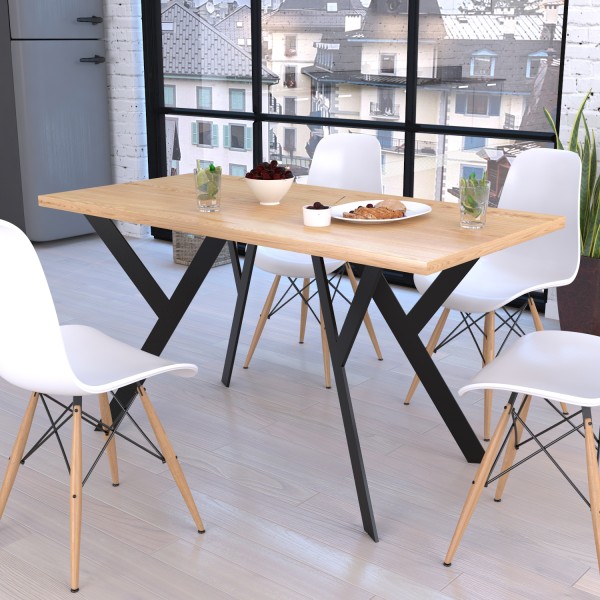 Металева опора для столів в стилі лофт