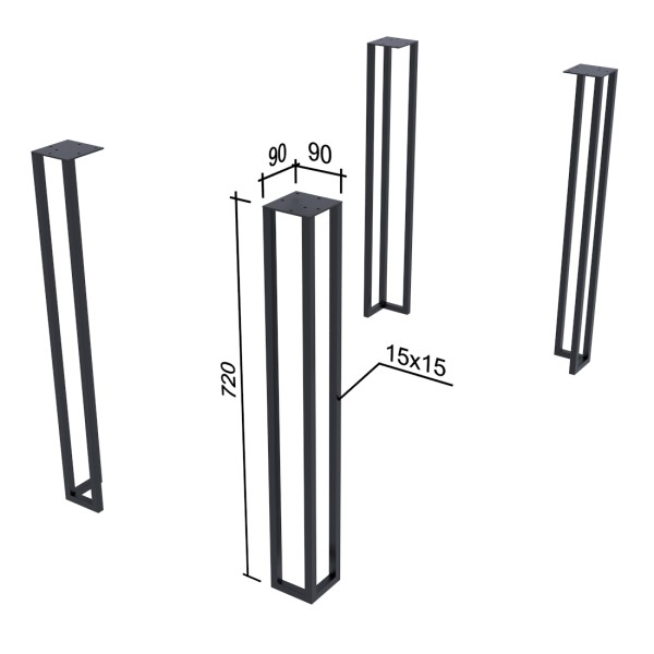 Опора Сквер для столів - лофт стиль та висока якість