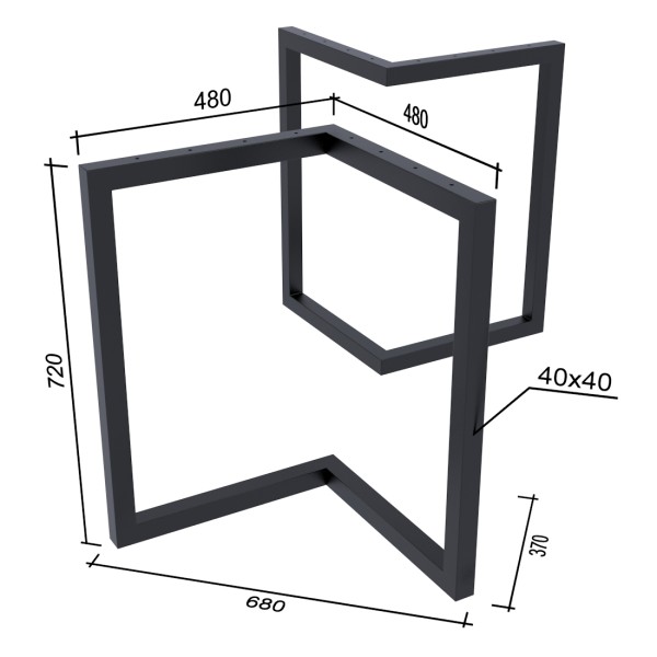 Опора Ехо для кухонних та конференц столів