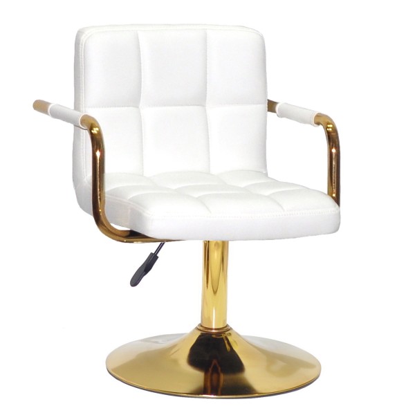 Стілець Tetris Arm lift gold