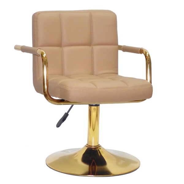 Стілець Tetris Arm lift gold