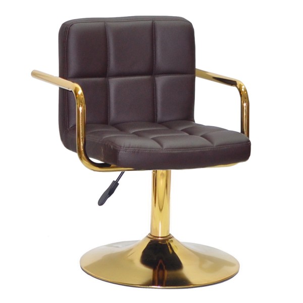 Стілець Tetris Arm lift gold