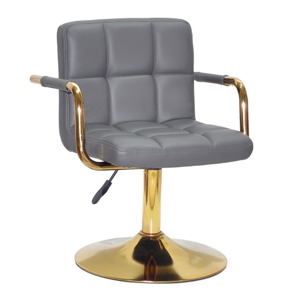 Стілець Tetris Arm lift gold