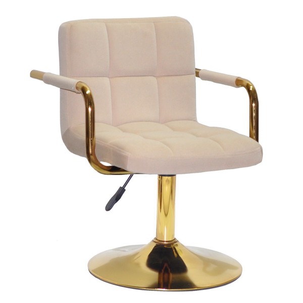 Стілець Tetris Arm lift gold