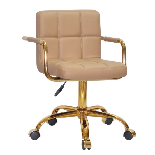 Стілець Tetris Arm office gold